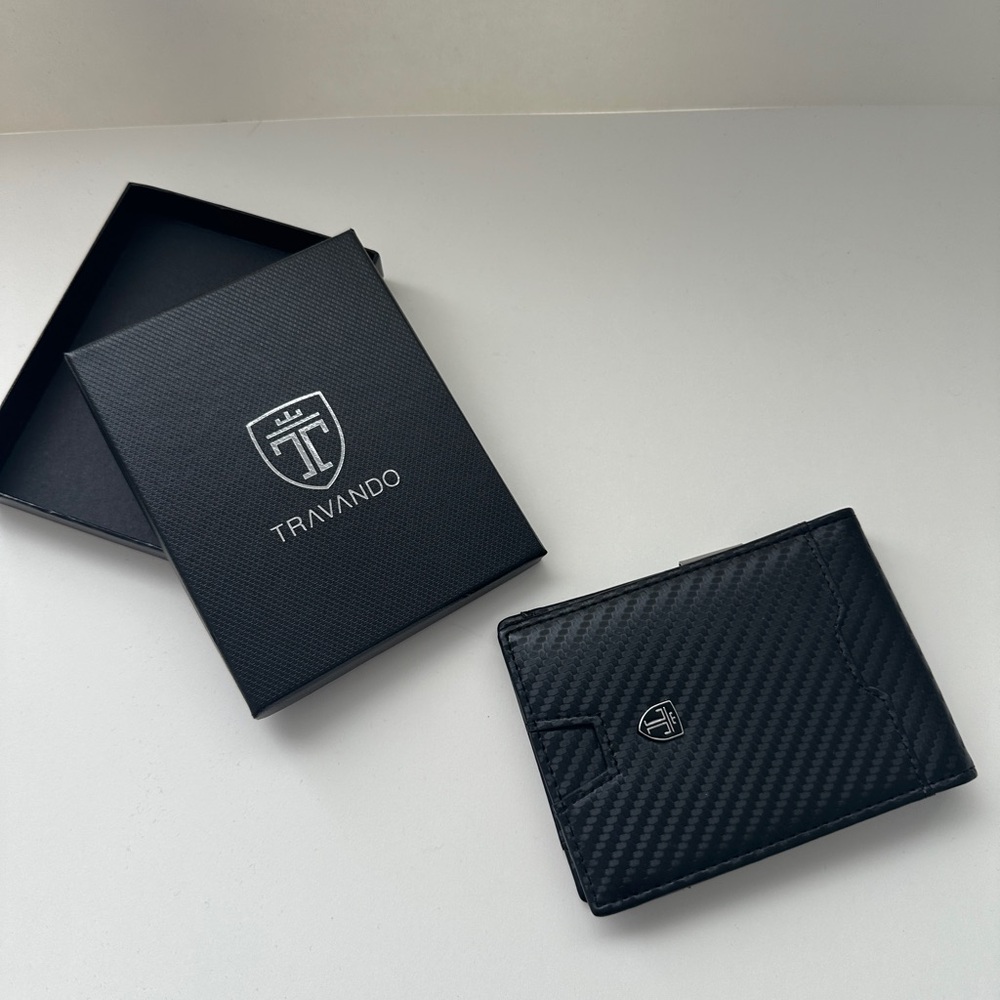 Black Carbon Fiber Wallet